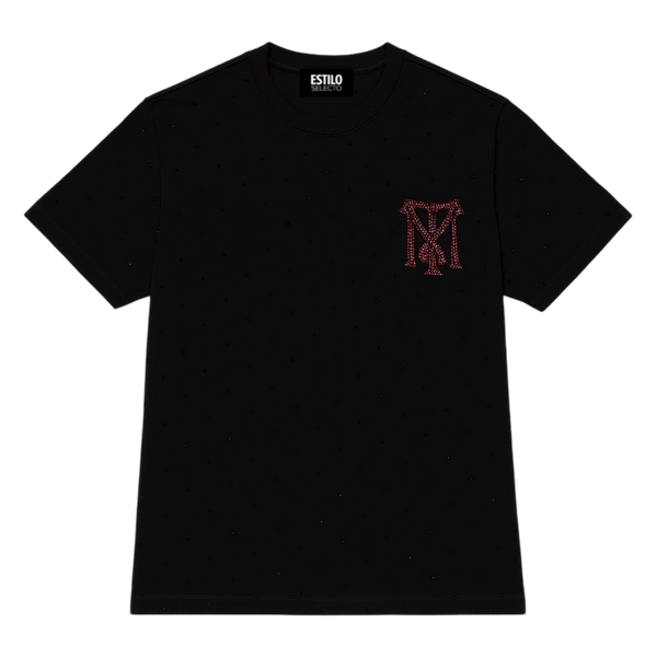 THE WORLD IS YOUR RHINESTONE TEE