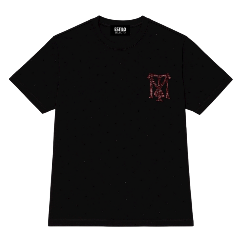 THE WORLD IS YOUR RHINESTONE TEE