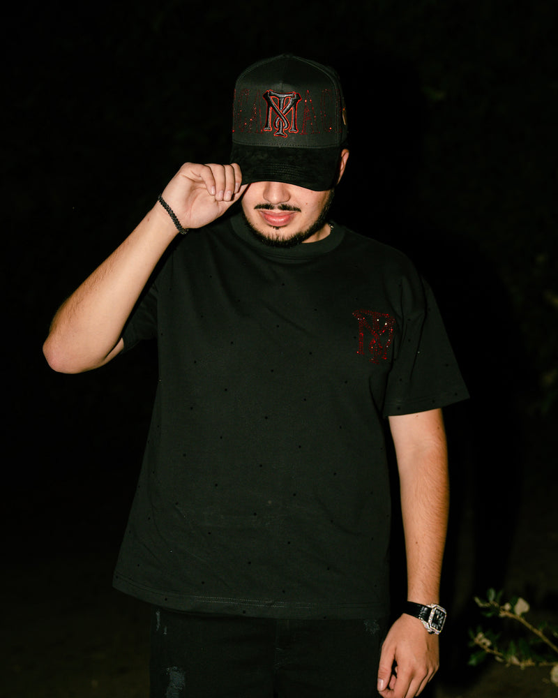 THE WORLD IS YOUR RHINESTONE TEE